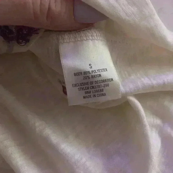 Francesca’s Mi Ami Flowy Babydoll Top Blouse - Picture 4 of 4